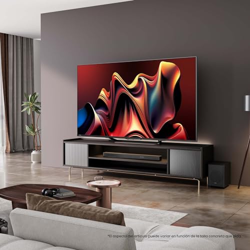 Hisense 85U7NQ - Mini-LED TV, 85 Pulgadas, con Quantum Dot Colour, Modo Juego de 144Hz VRR 240 fps, Full Array Local Dimming, Procesador Hi-View Engine,Dolby Vision IQ & Dolby Atmos (Nuevo 2024)