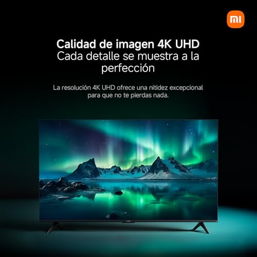 XIAOMI TV F 65, 65 Pulgadas (165 cm), 4K UHD, Smart TV, Fire TV, Control por Voz Alexa, HDR10, MEMC, Modo Game Boost 120Hz,2GB+32GB, Compatible con Apple AirPlay