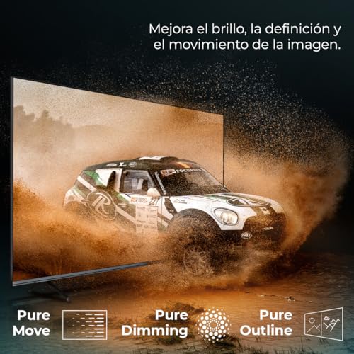 Cecotec Televisor QLED 70" Smart TV V1Z+ Series VQU11070Z+. Resolución 4K UHD, Sistema Operativo Android TV 11, Subwoofers, Chromecast, HDR10+, Google Voice Assistant