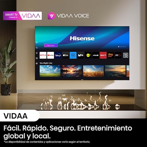 Hisense 75U7NQ - Mini-LED TV, 75 Pulgadas, con Quantum Dot Colour, Modo Juego de 144Hz VRR 240 fps, Full Array Local Dimming, Procesador Hi-View Engine,Dolby Vision IQ & Dolby Atmos (Nuevo 2024)
