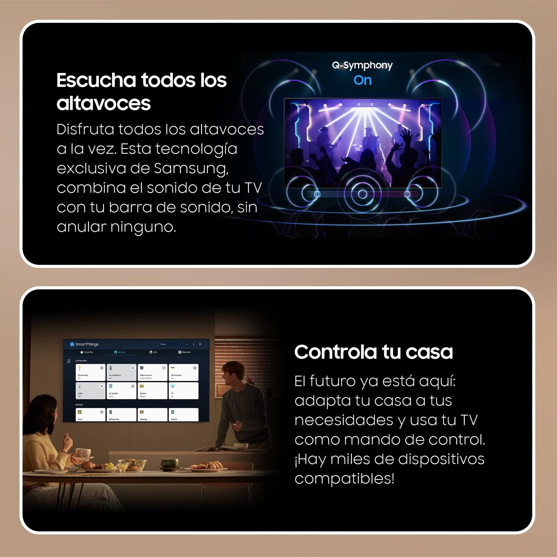 Samsung TV Crystal UHD 4K 2024 75DU7105 Smart TV de 75" Crystal UHD con Colores Puros con PurColor, el Mejor Smart TV, Todos los Altavoces a la Vez con Q-Symphony y controla tu casa con SmartThings