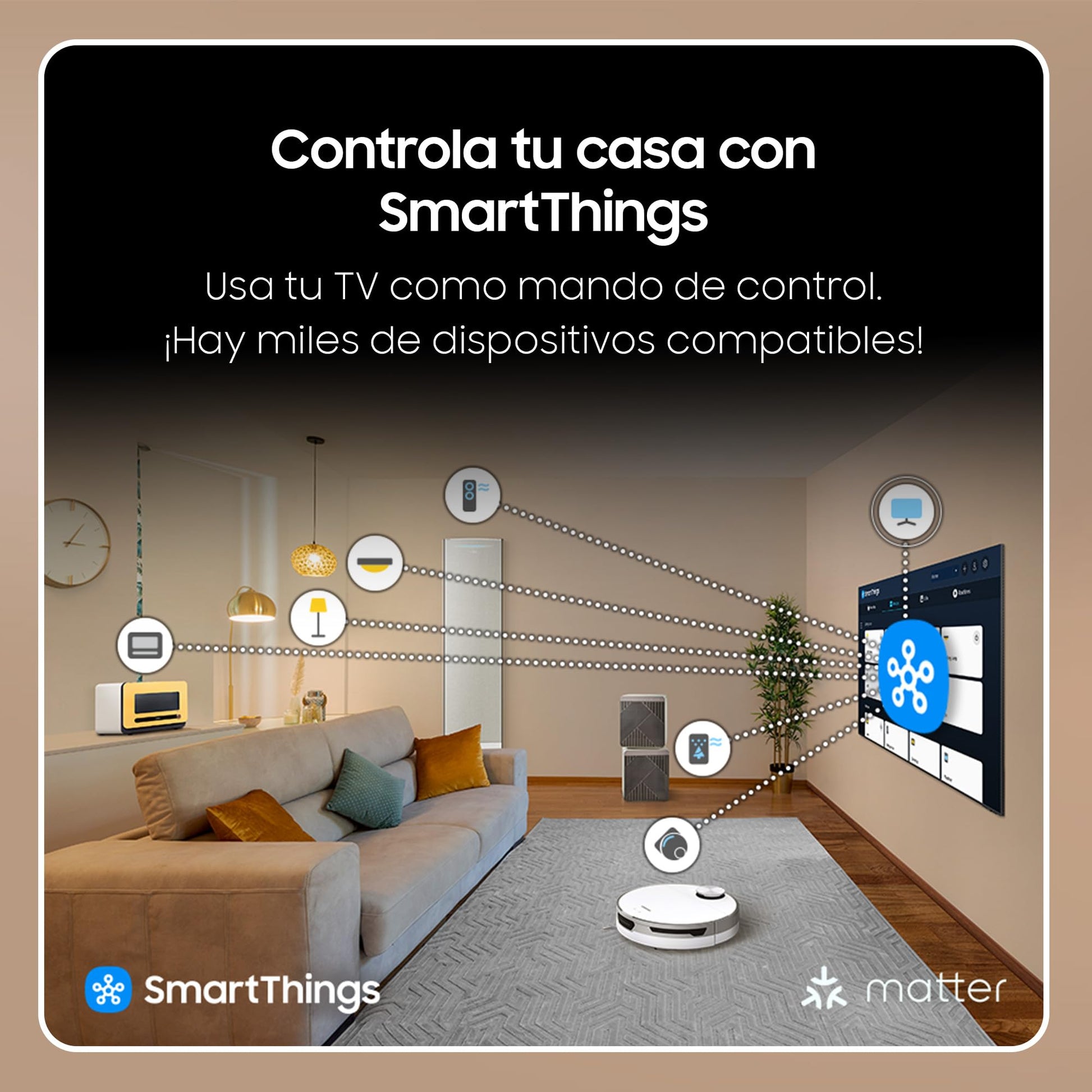 Samsung TV Crystal UHD 4K 2024 75DU7105 Smart TV de 75" Crystal UHD con Colores Puros con PurColor, el Mejor Smart TV, Todos los Altavoces a la Vez con Q-Symphony y controla tu casa con SmartThings
