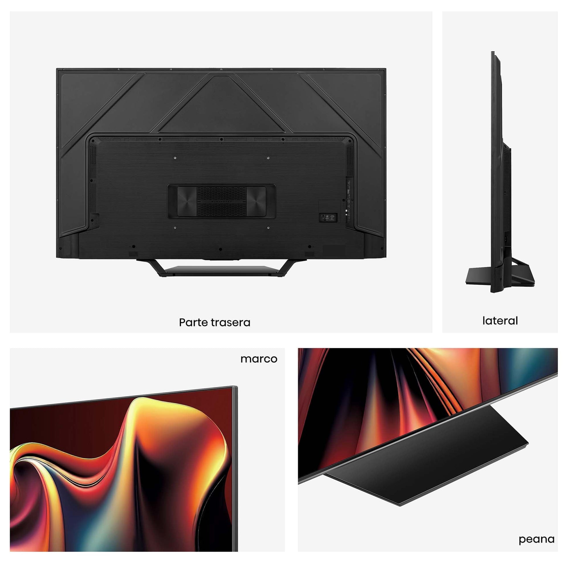 Hisense 85U7NQ - Mini-LED TV, 85 Pulgadas, con Quantum Dot Colour, Modo Juego de 144Hz VRR 240 fps, Full Array Local Dimming, Procesador Hi-View Engine,Dolby Vision IQ & Dolby Atmos (Nuevo 2024)