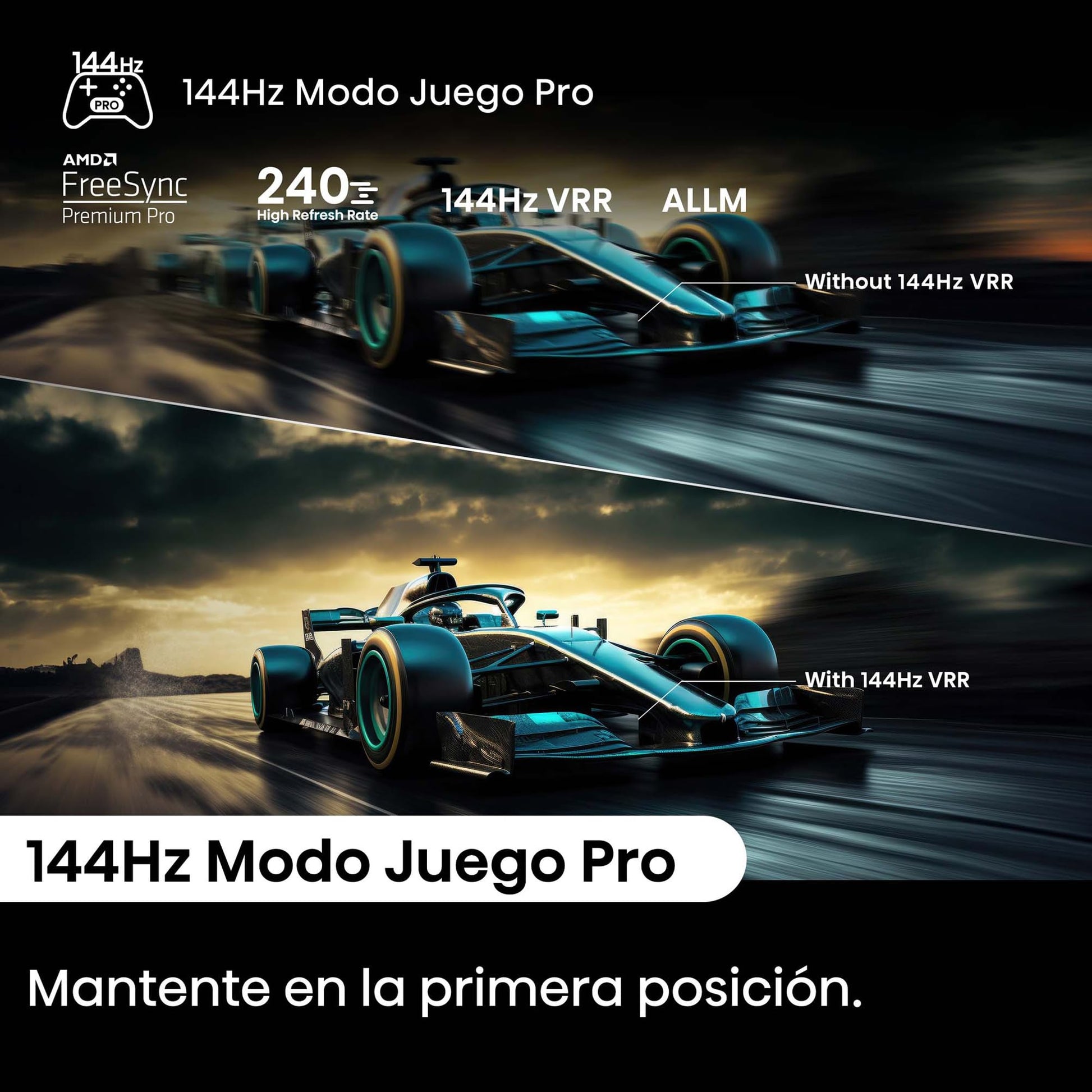 Hisense 75U7NQ - Mini-LED TV, 75 Pulgadas, con Quantum Dot Colour, Modo Juego de 144Hz VRR 240 fps, Full Array Local Dimming, Procesador Hi-View Engine,Dolby Vision IQ & Dolby Atmos (Nuevo 2024)